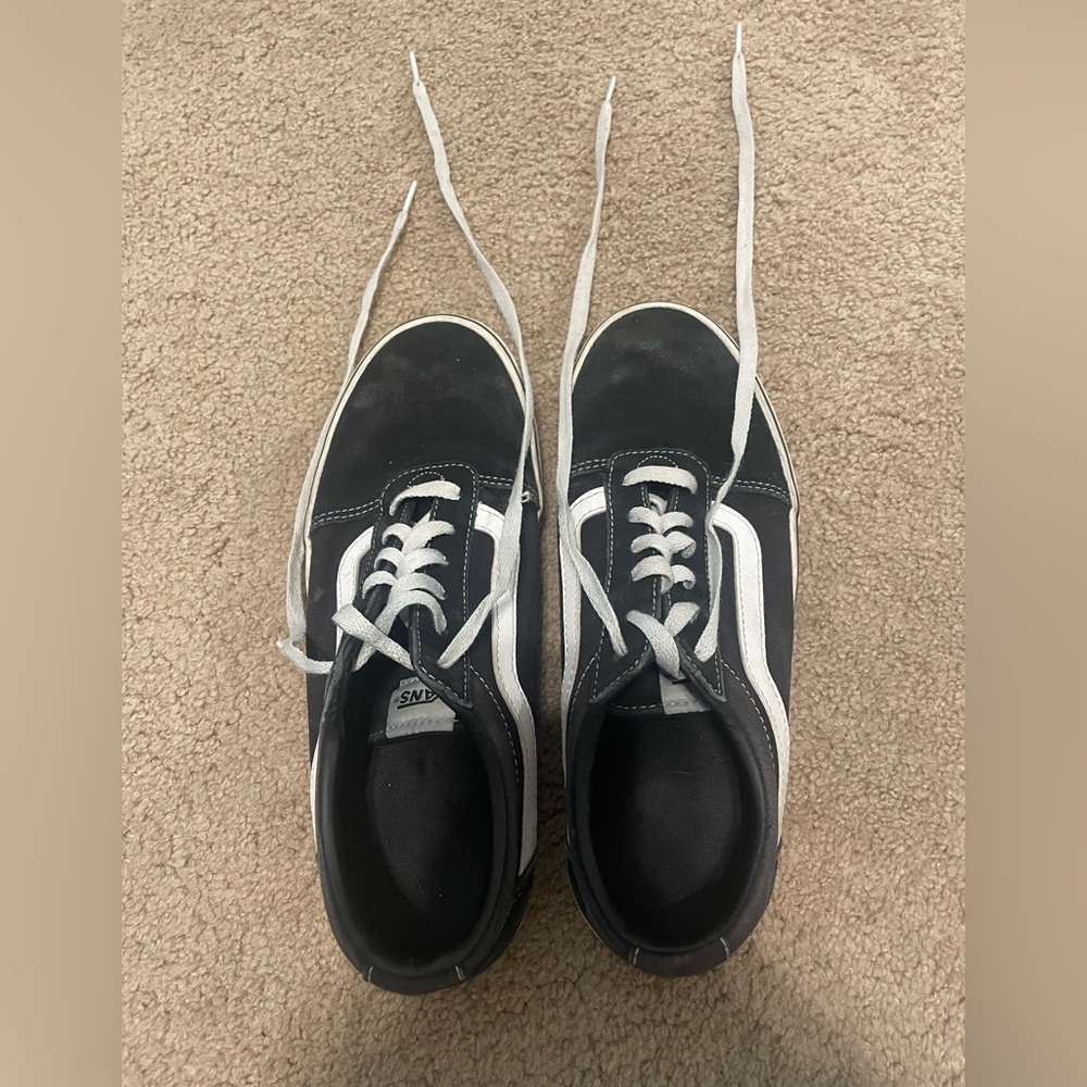 Black and White Old Skool Skate Vans